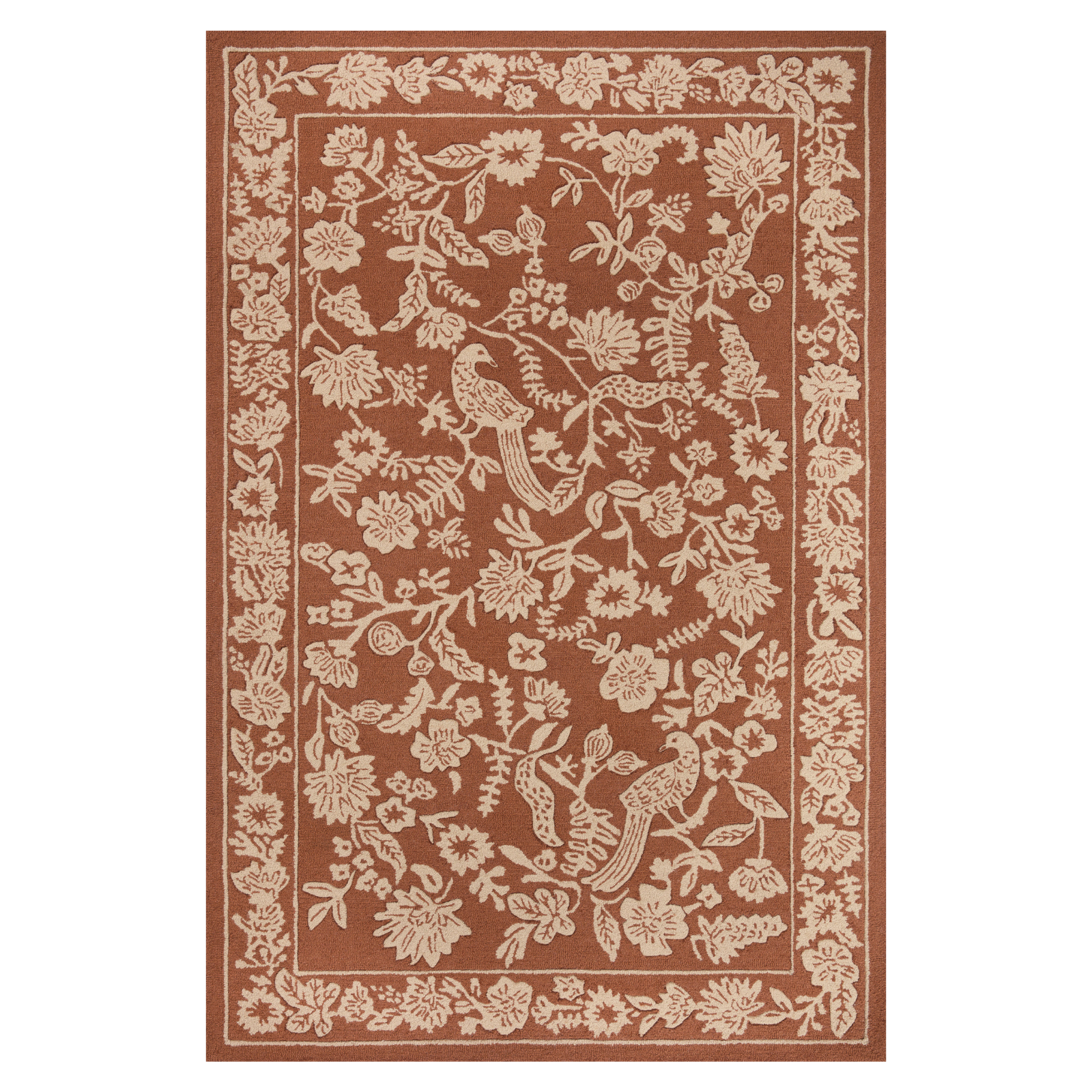 Rifle Paper Co. x Loloi Arboretum Amber Rug 1-RUGS-wool rugs Loloi 18" x 18" sample