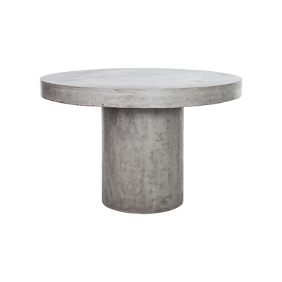 Cassi Outdoor Round Dining Table  - Grey