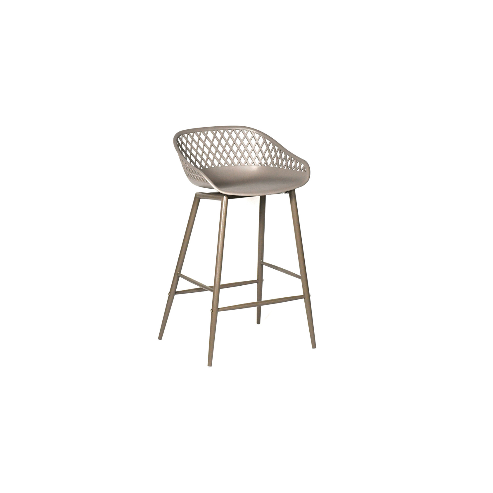 Set of Two Pia Outdoor Counter Stool - Grey