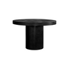 Cassi Outdoor Round Dining Table  - Black