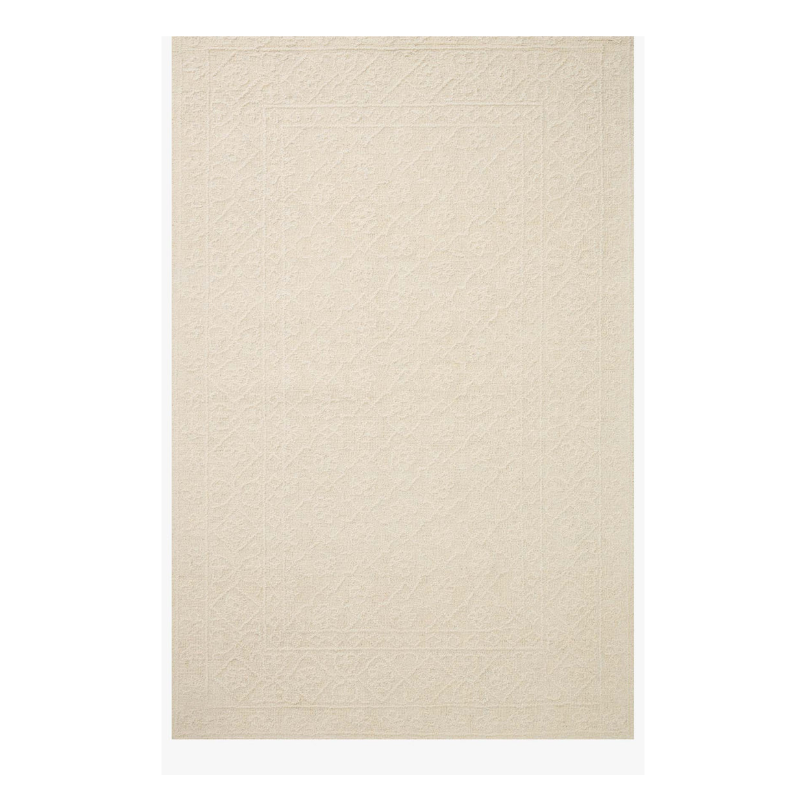 Loloi Cecelia Ivory / Ivory Rug RUGS - wool Loloi 2'3" x 3'9"
