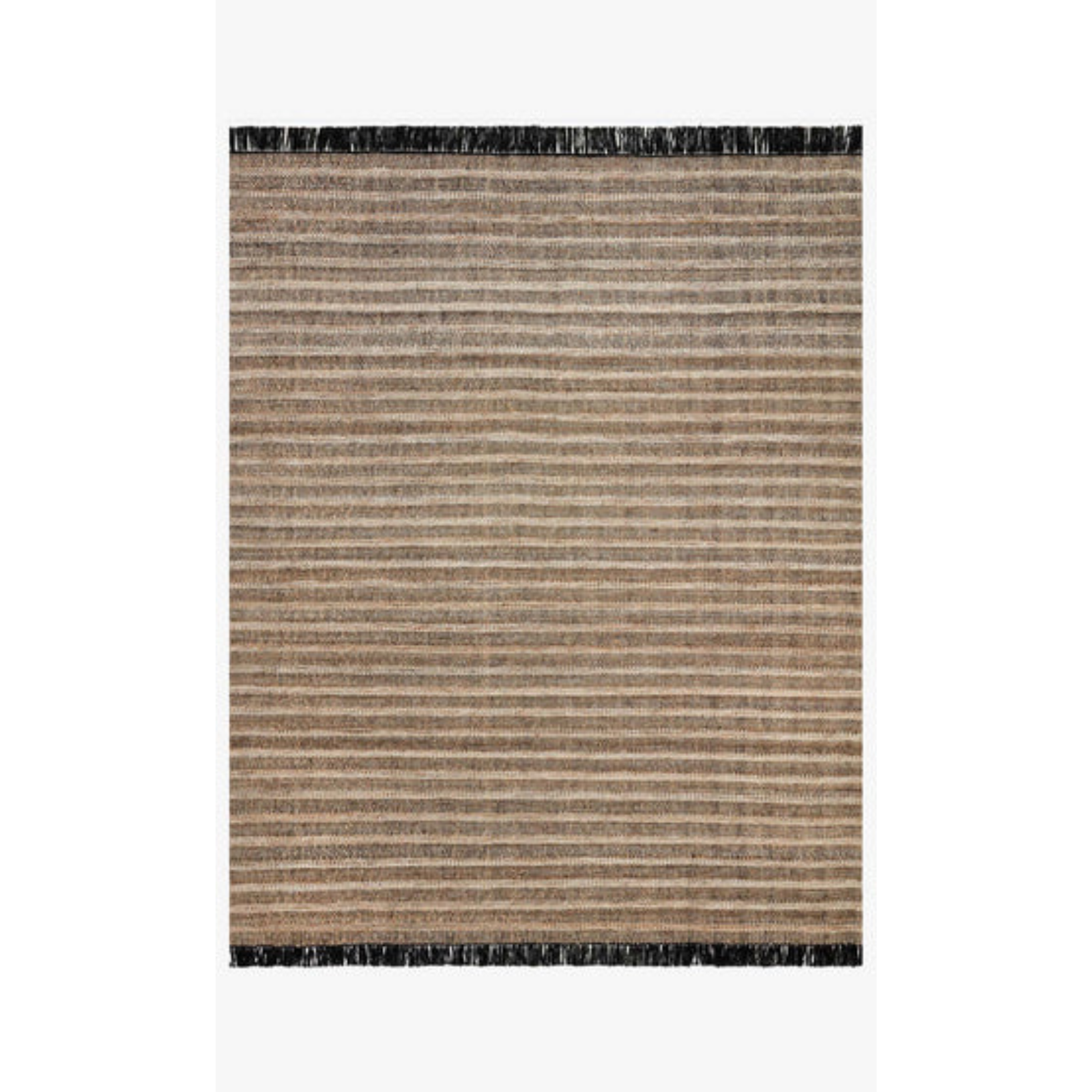Justina Blakeney X Loloi Rey Camel / Black Indoor/Outdoor Rug - Rug & Weave