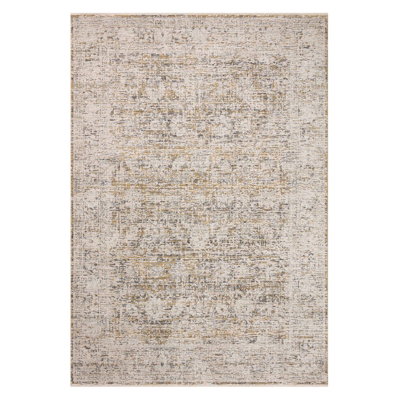 Amber Lewis x Loloi Alie Gold / Beige 0-patterned rugs Loloi 18" x 18" Sample