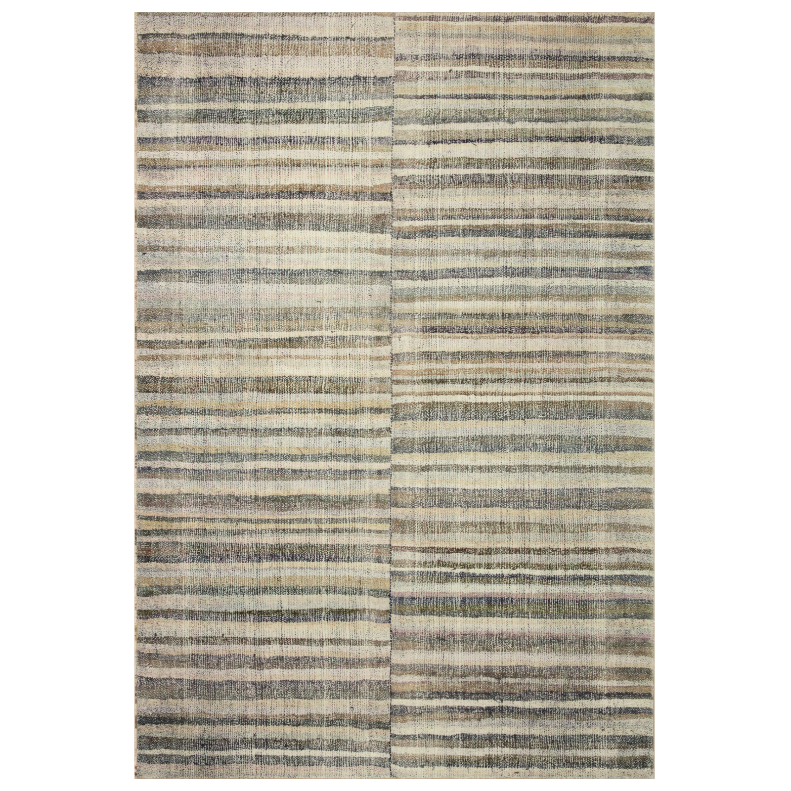 Chris Loves Julia x Loloi Humphrey Natural / Moss Rug 0-RUGS Loloi 18" x 18" (SAMPLE)
