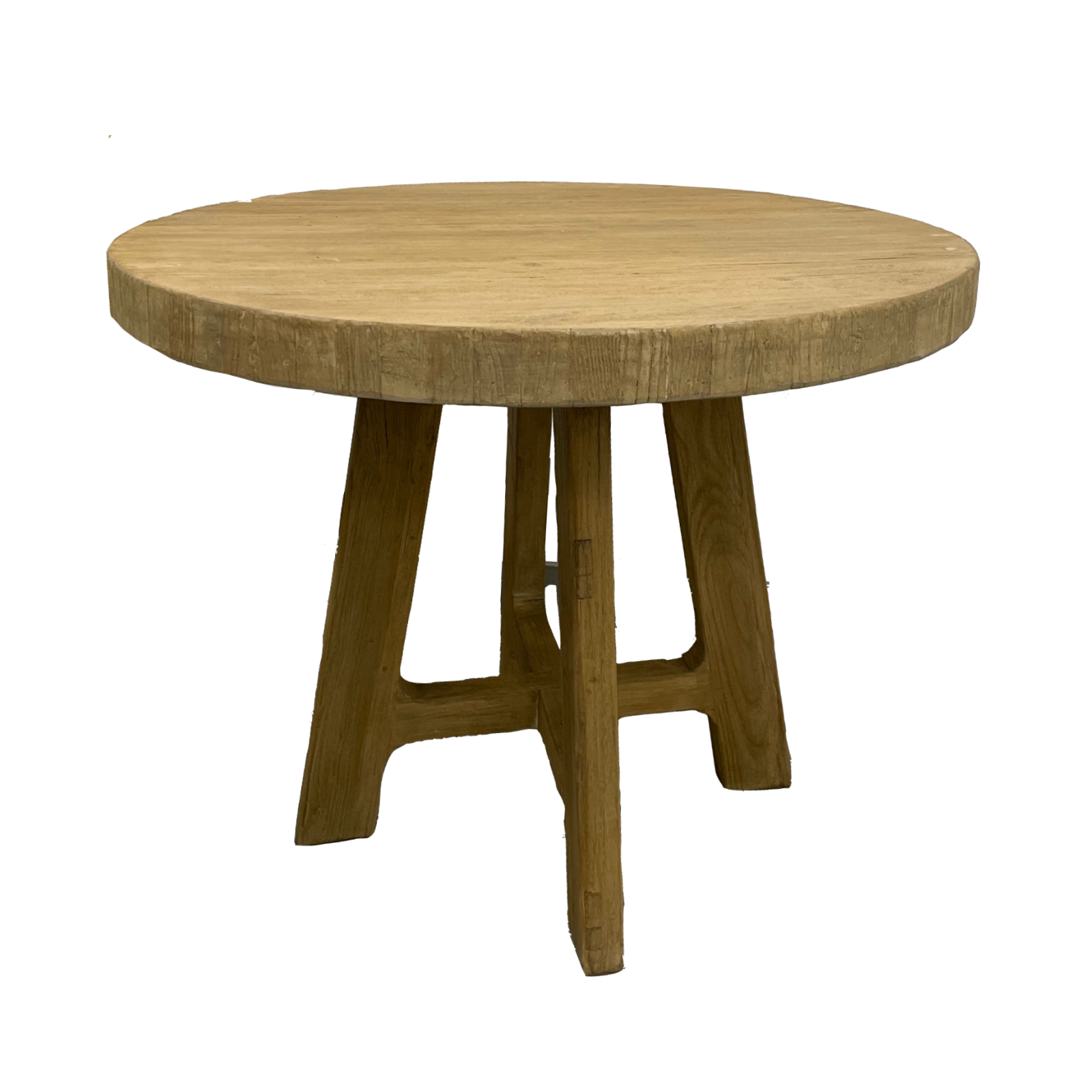 Lennon Reclaimed Wood Round Dining Table - Rug & Weave