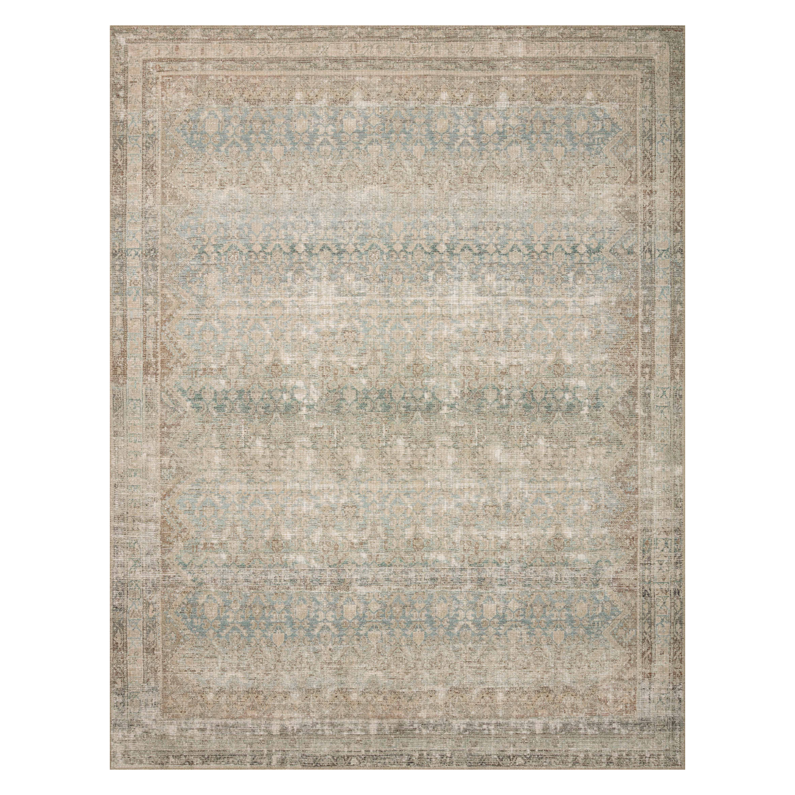 Angela Rose x Loloi Aubrey Jade/ Natural Rug 0-RUGS Loloi 18" x 18" (SAMPLE)