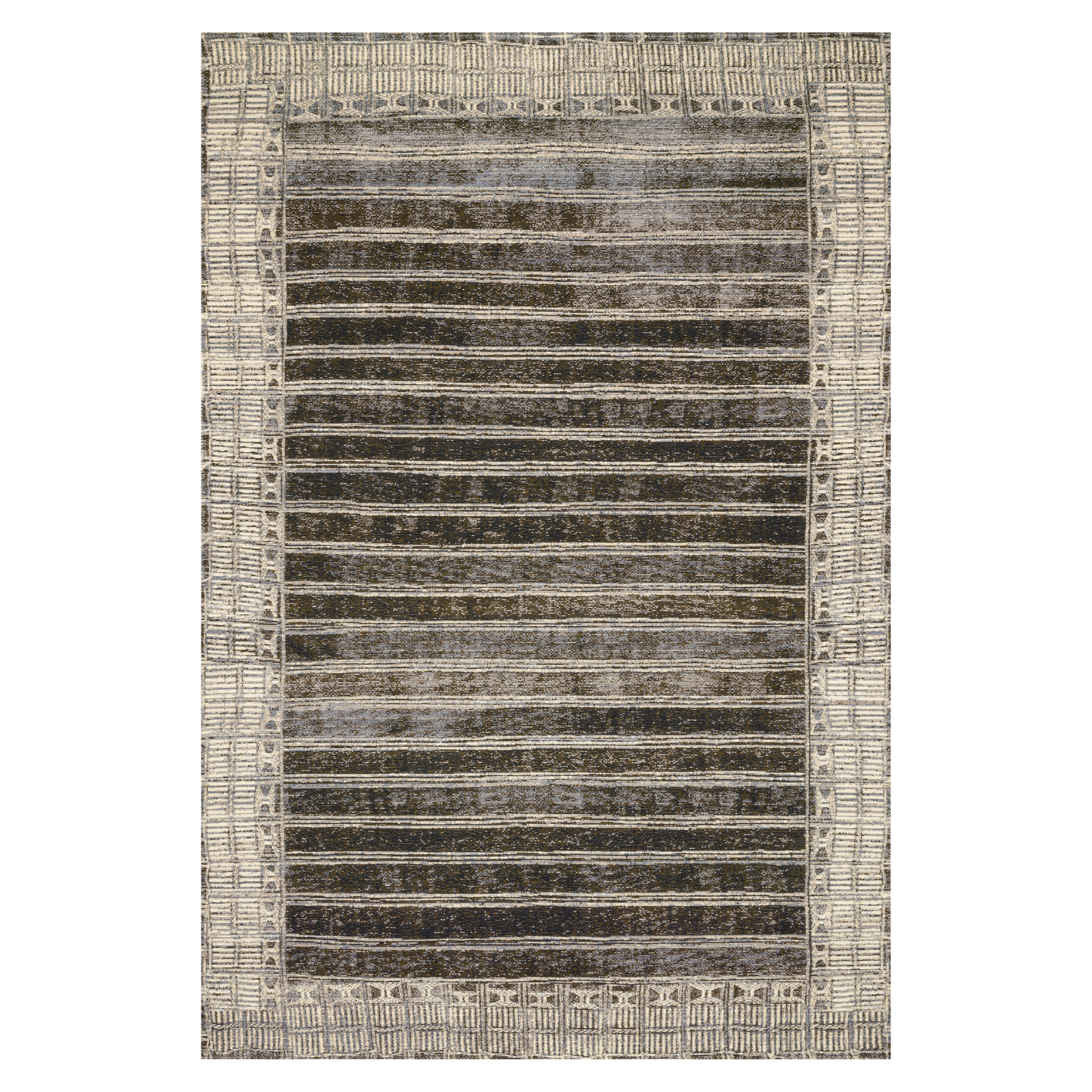 Loloi Mika Charcoal / Ivory Outdoor Rug 5-Rugs - indoor/outdoor Loloi