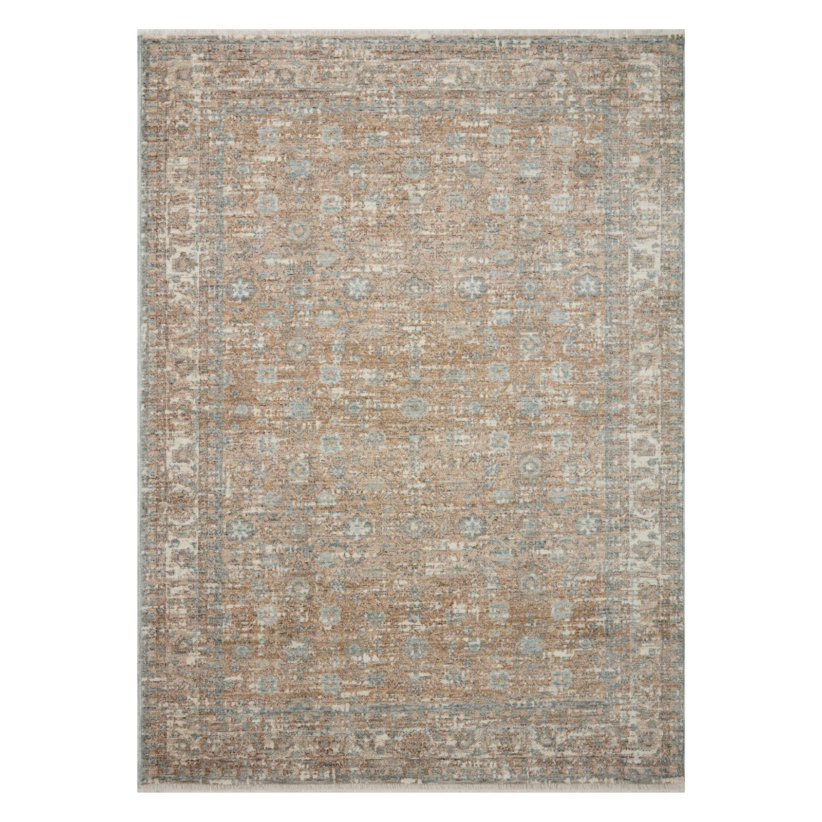 Angela Rose x Loloi Blake Sand/ Sky Rug 0-RUGS Loloi 18" x 18" (SAMPLE)
