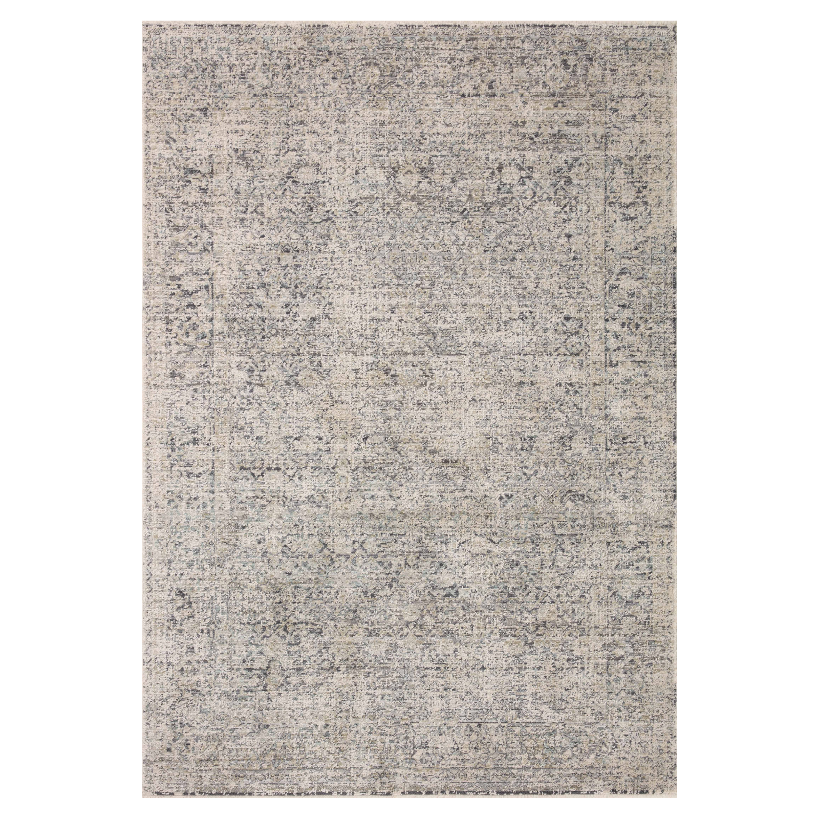 Amber Lewis x Loloi Alie Stone / Mist Rug 0-patterned rugs Loloi 18" x 18" Sample