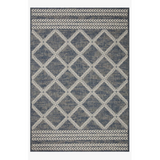 Loloi Rainier Denim / Ivory Indoor/Outdoor Rug - Rug & Weave