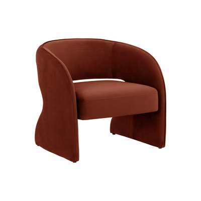Rosie Lounge Chair - Meg Rust - Rug & Weave