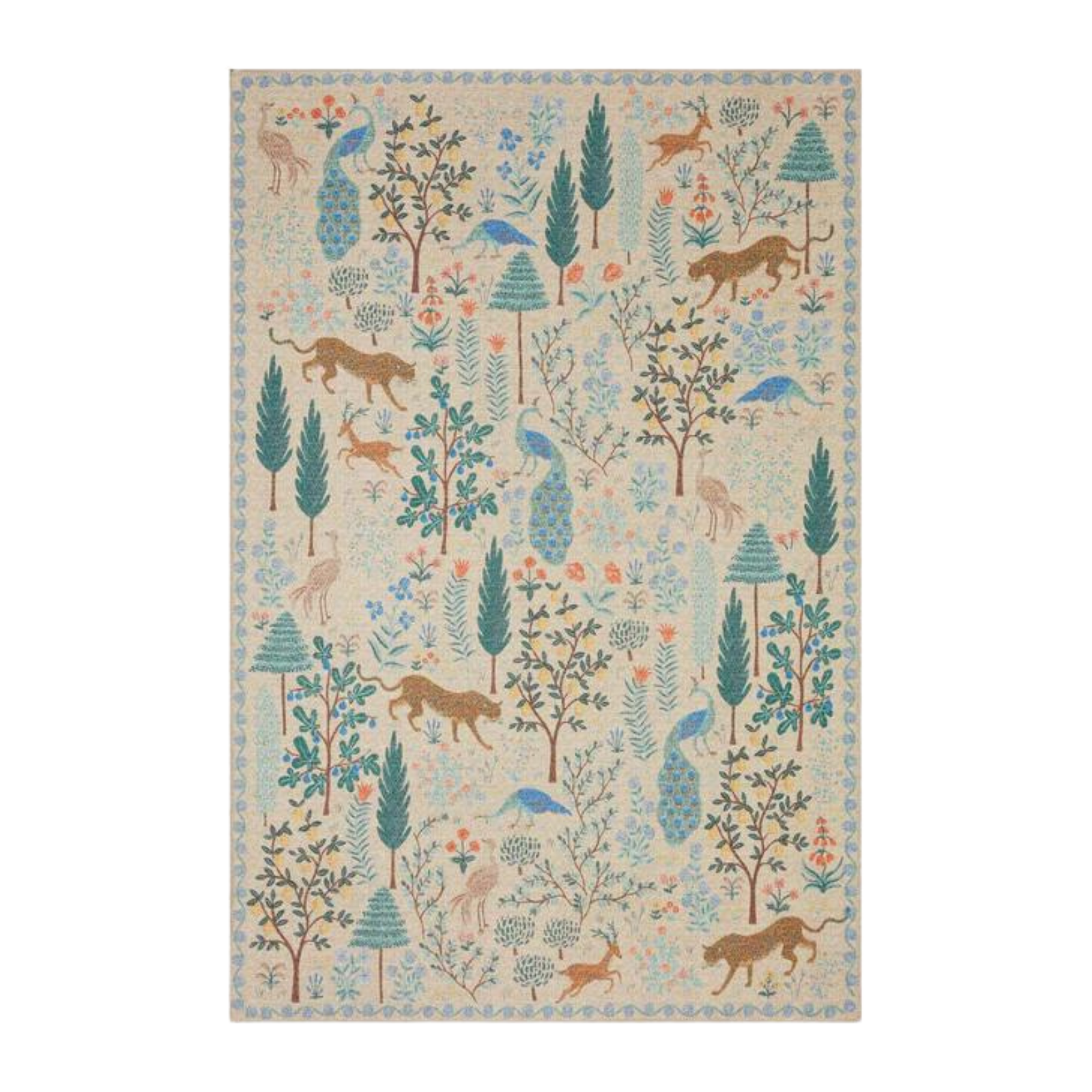 Rifle Paper Co. X Loloi/ Menagerie Forest Cream 3 - RUGS - patterned Loloi
