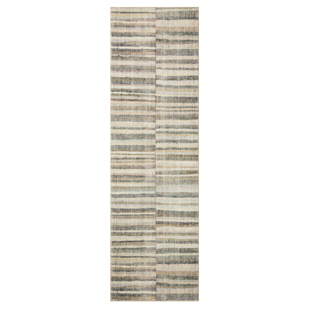 Chris Loves Julia x Loloi Humphrey Natural / Moss Rug - Rug & Weave
