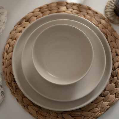 Ceramic Vanilla Plate - Rug & Weave