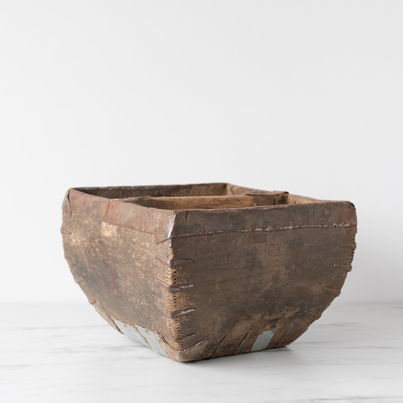 Vintage Harvest Bucket with Handle - Rug & Weave