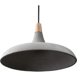 Violet Wood & Concrete Pendant Light - Rug & Weave