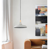 Violet Wood & Concrete Pendant Light - Rug & Weave