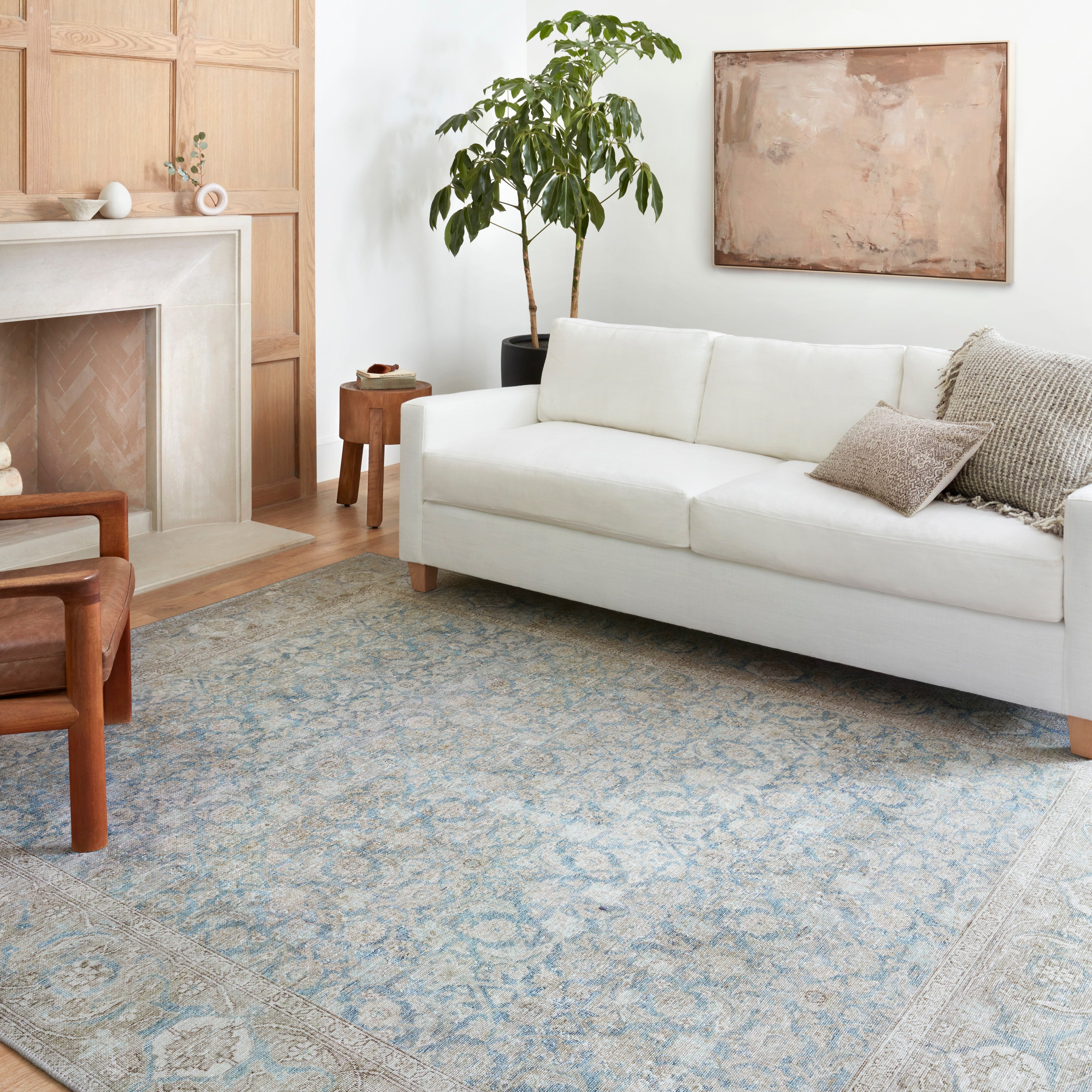 Loloi Wynter Ocean / Silver Rug - Rug & Weave