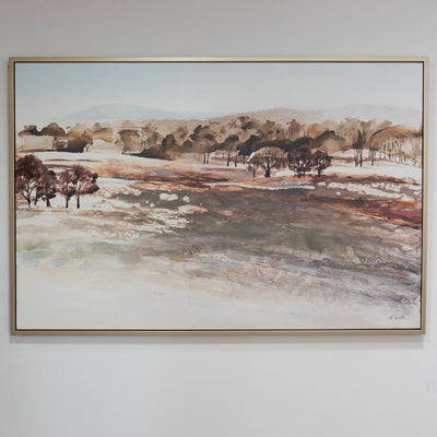 "Weswood" Framed Painting by Ksenia Sizaya - Rug & Weave