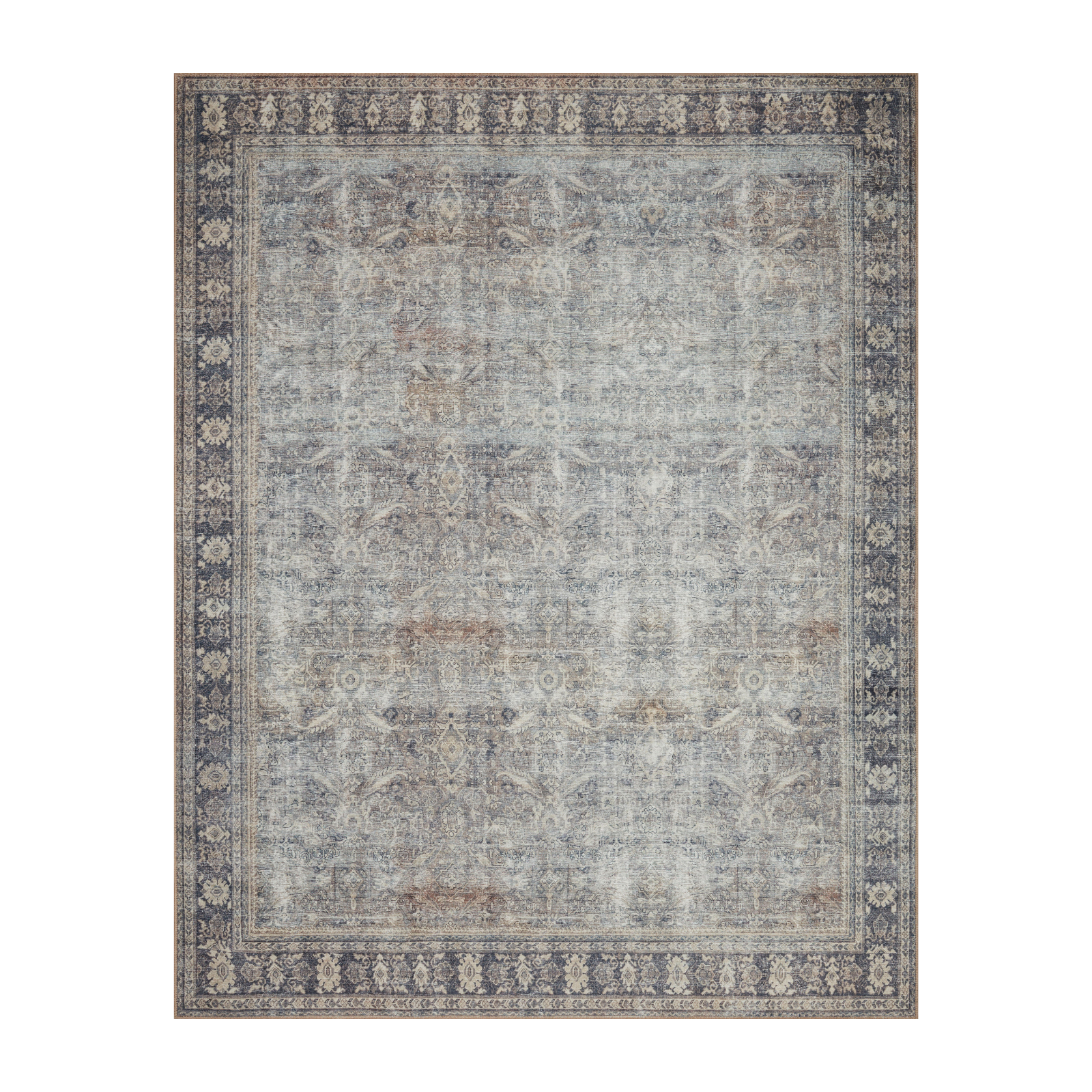 Loloi Wynter Grey / Charcoal Rug 0-patterned Loloi 18" x 18" sample