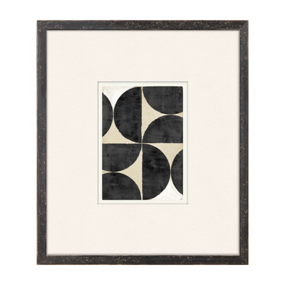 "Geometric Pattern XIV" Framed Art Print - Rug & Weave