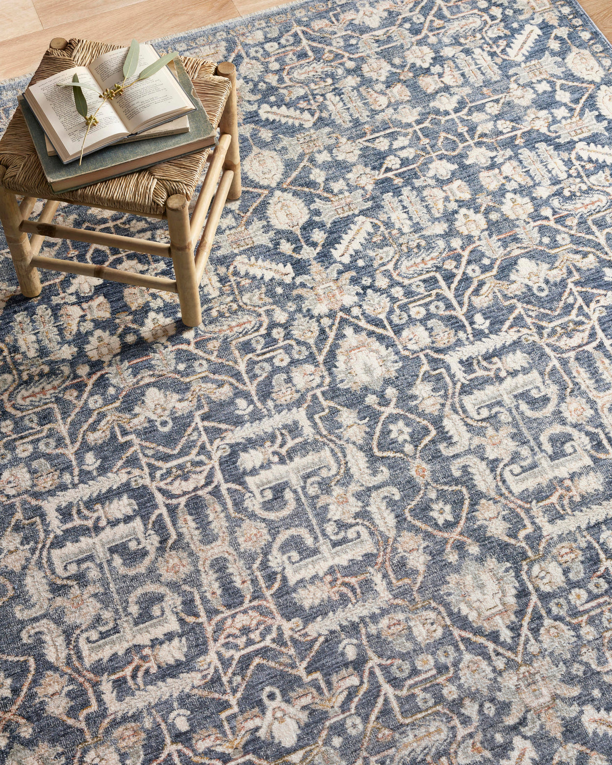 Amber Lewis x Loloi Zuma Blue / Ivory Rug - Rug & Weave