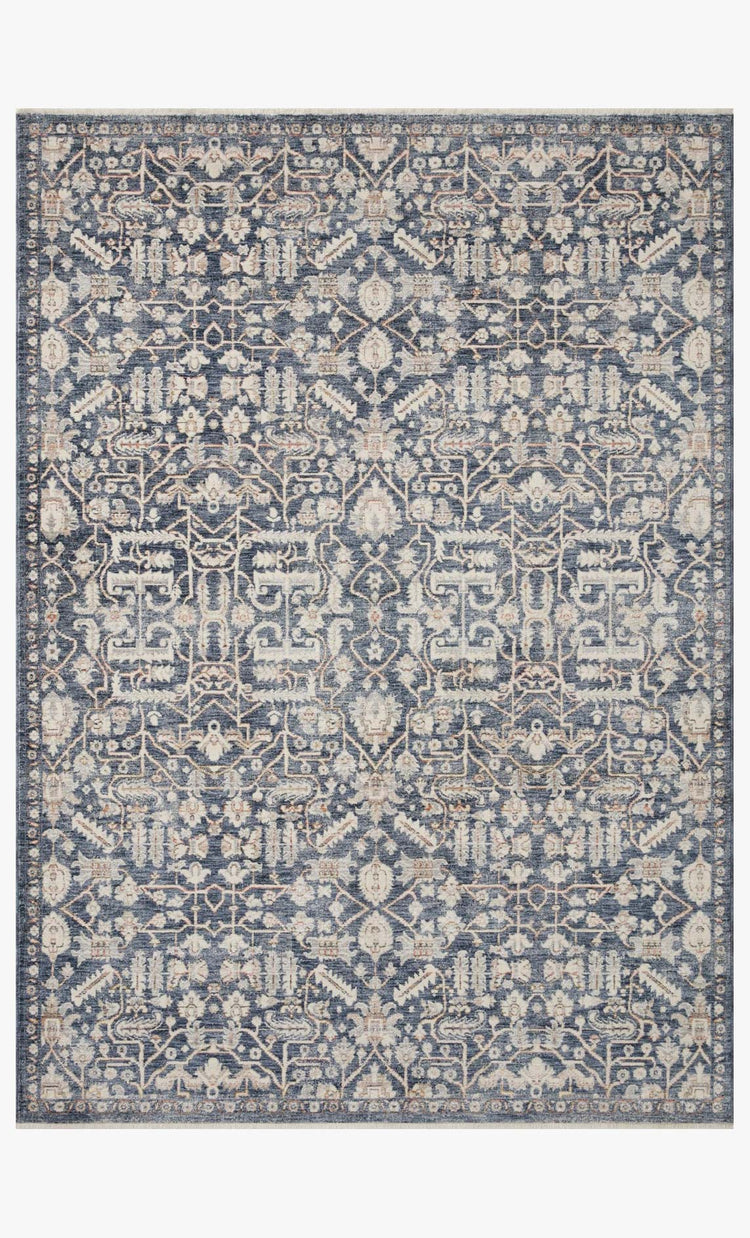 Amber Lewis x Loloi Zuma Blue / Ivory Rug - Rug & Weave