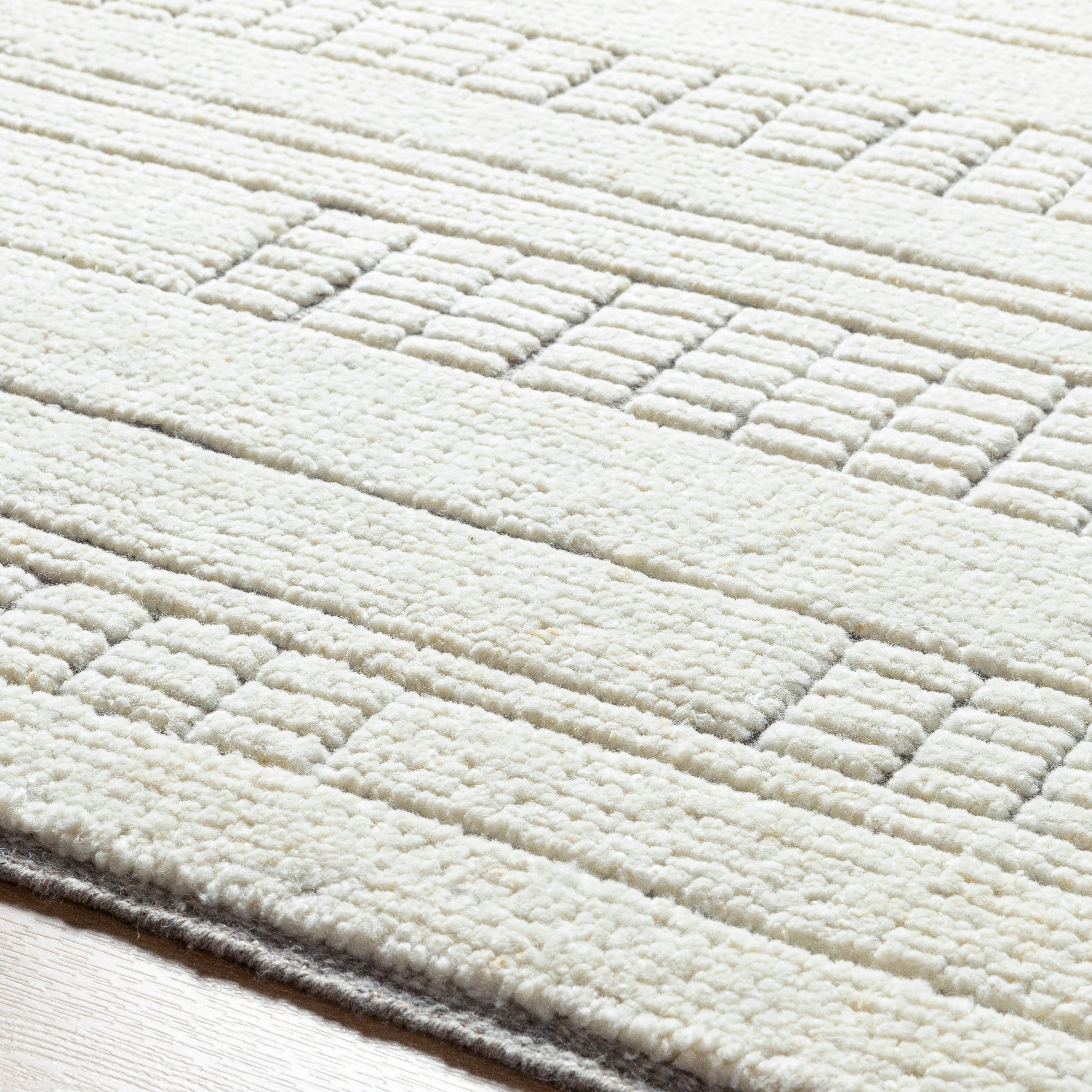 Becki Owens Davey Cream / Charcoal Rug 0-RUGS - wool Surya
