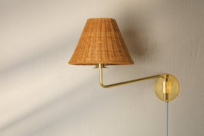 Issa Plug In Wall Sconce - Rug & Weave