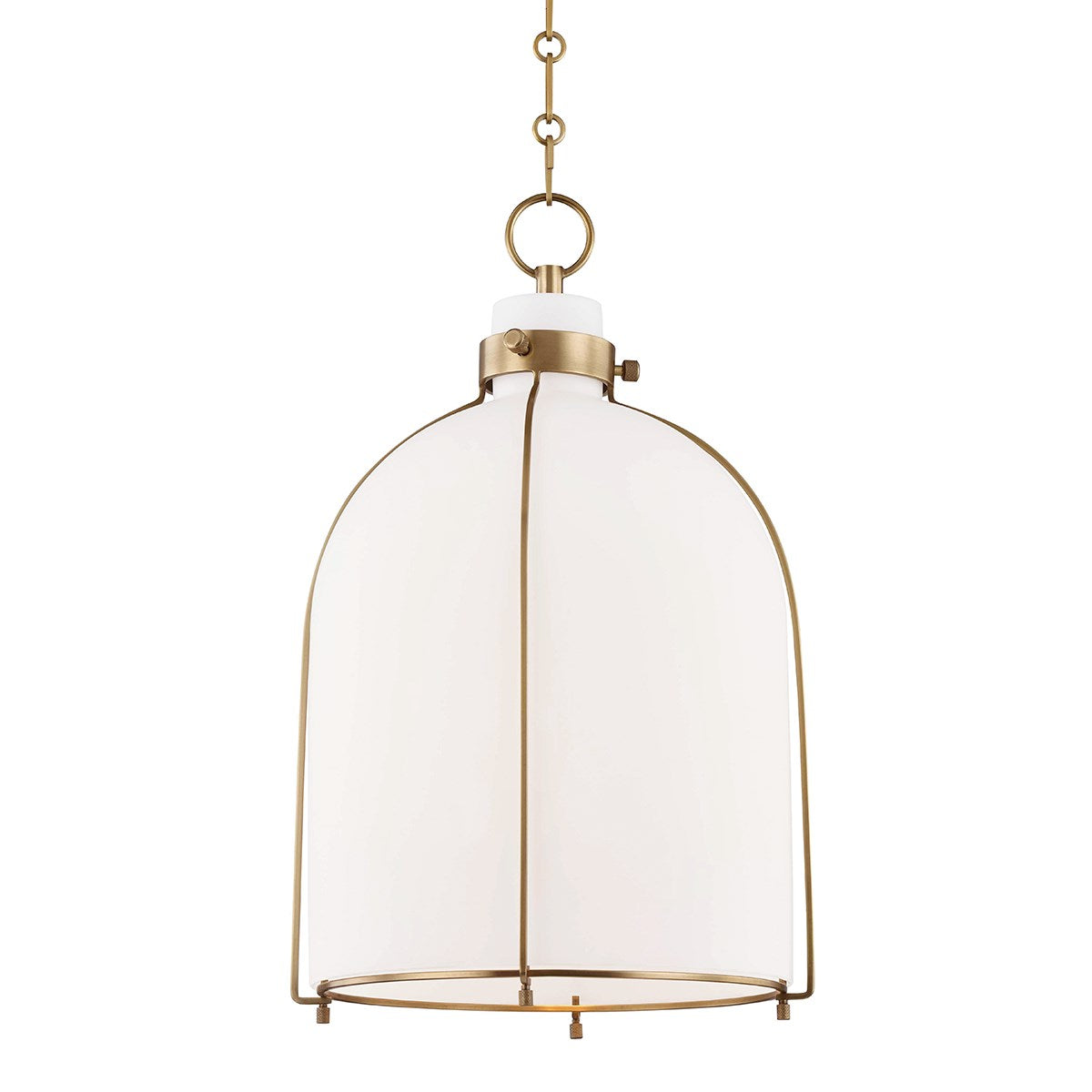 Eldridge Pendant LIGHTING - pendant Hudson Valley Lighting Aged Brass