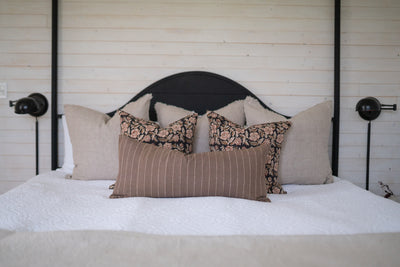 Hazelnut Long Lumbar Pillow Cover - Rug & Weave