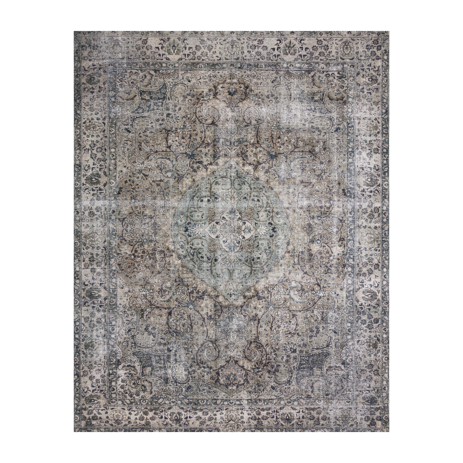Loloi Layla Taupe / Stone Rug 1-patterned Loloi 18" x 18" sample