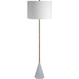 Laguna Brass & Terrazzo Floor Lamp - Rug & Weave