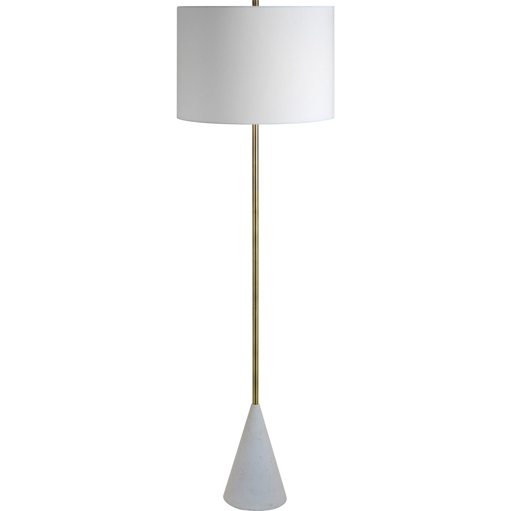 Laguna Brass & Terrazzo Floor Lamp - Rug & Weave