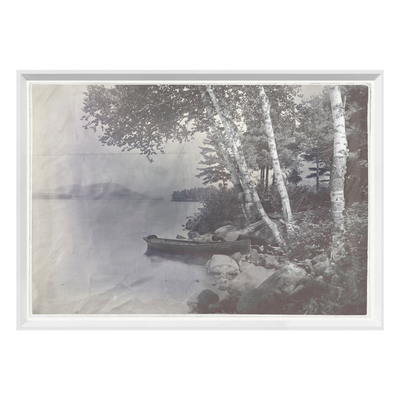 "Vintage Lakeside" Framed Art Print - Rug & Weave