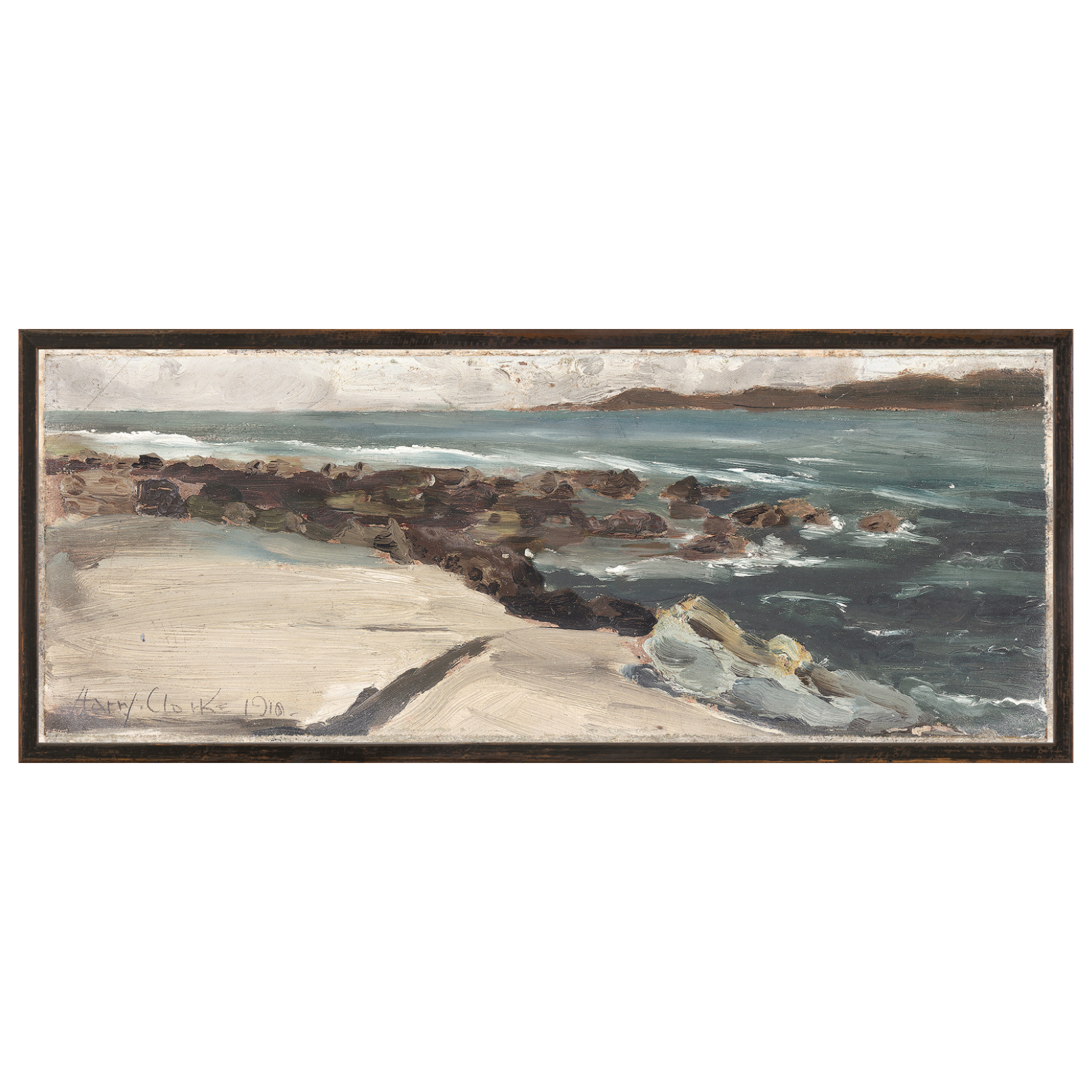 "Stormy Coastline" Framed Art Print ARTWORK - framed print Celadon Art