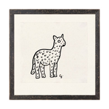 "Hand Drawn Lamb" Framed Art Print - Rug & Weave
