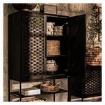 Derek Cabinet - Charcoal 7 - FURNITURE - bookcase/cabinet LH IMPORTS