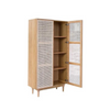 Christopher Full Doors Bookcase - Rug & Weave