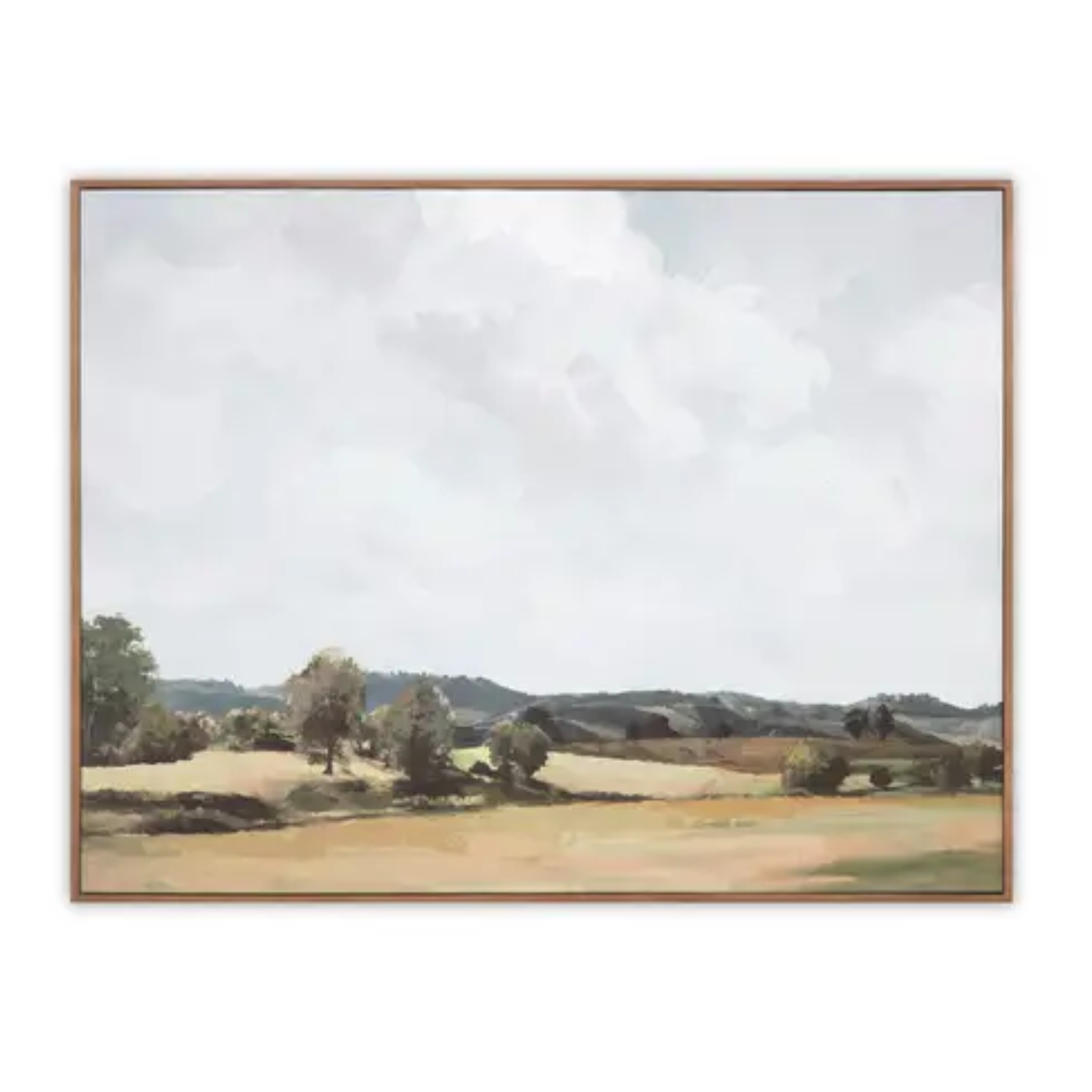 Open Skies Countryside Framed Art Print - Rug & Weave