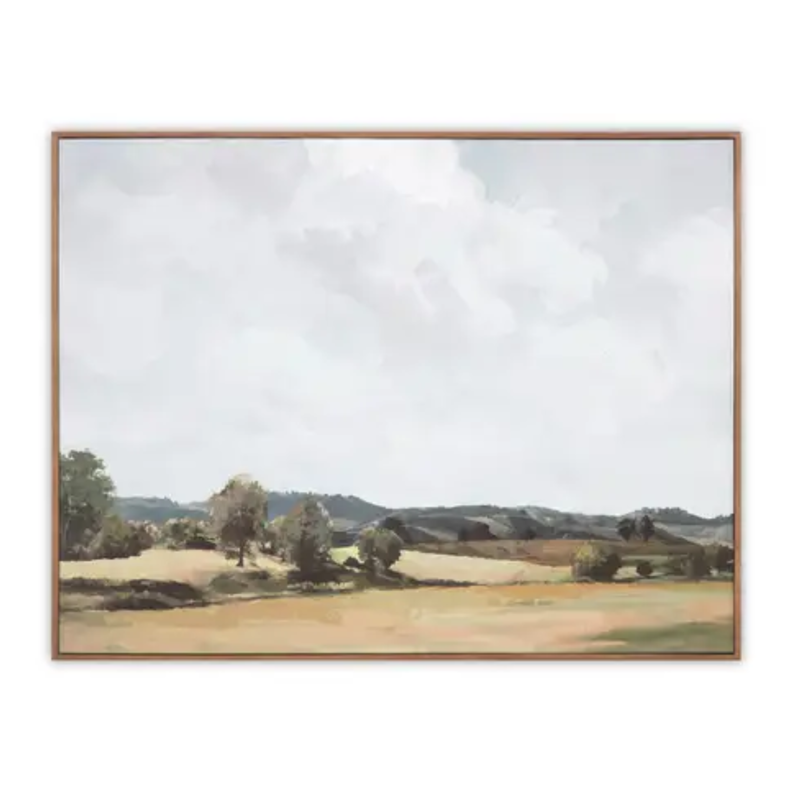 "Open Skies Countryside" Framed Art Print
