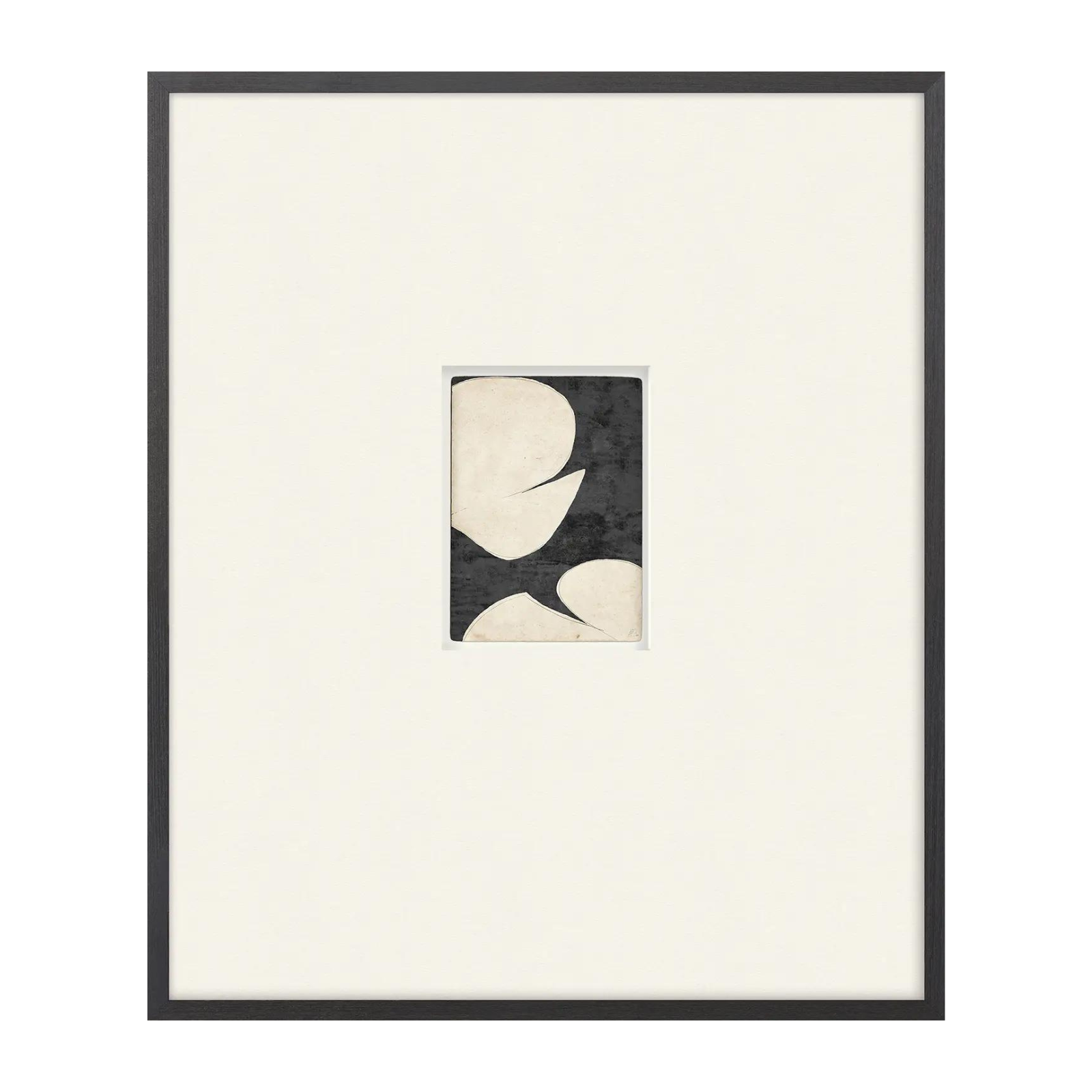 Pebble IV Framed Art Print - Rug & Weave