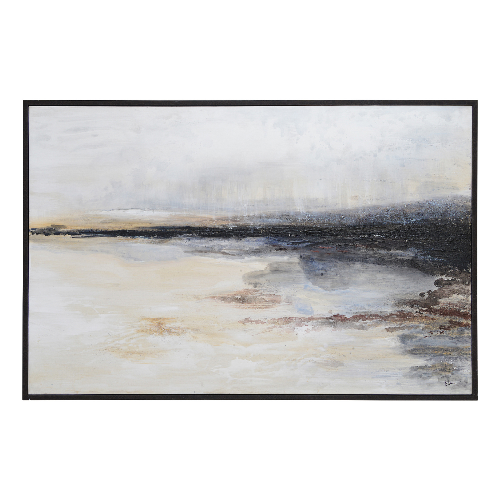 "Warran" Framed Painting by Edward View - Rug & Weave