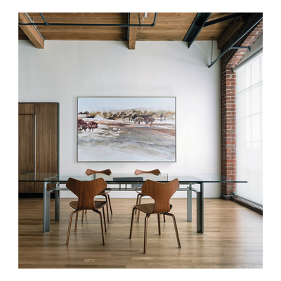 "Weswood" Framed Painting by Ksenia Sizaya - Rug & Weave