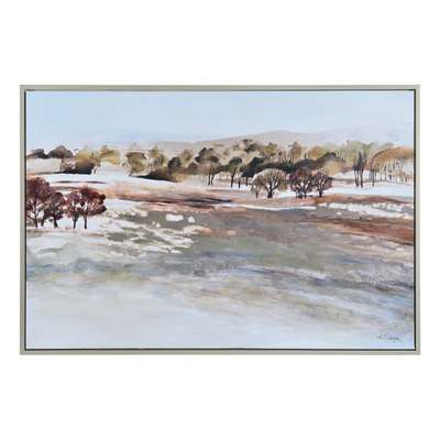 "Weswood" Framed Painting by Ksenia Sizaya - Rug & Weave