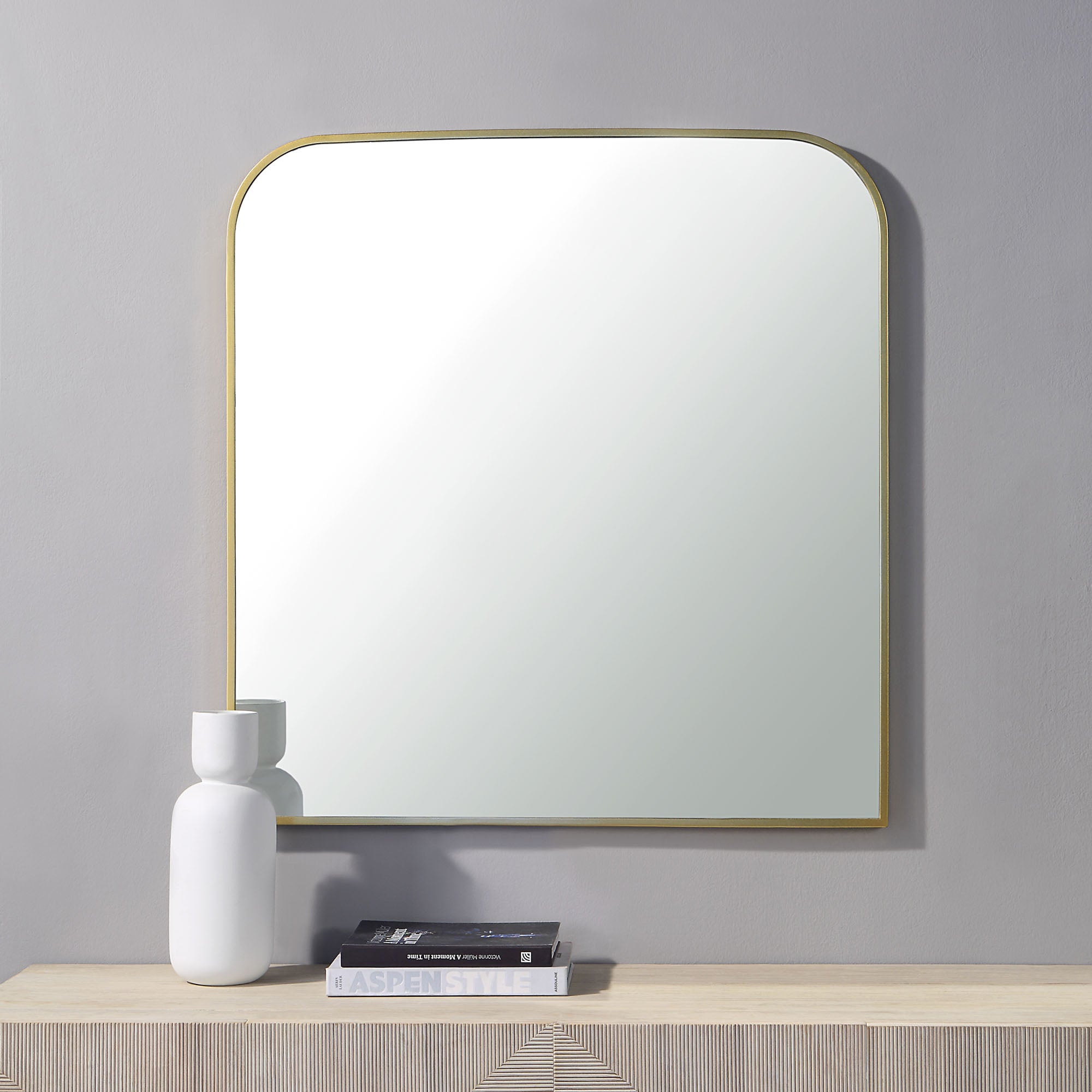 Nadia Wall Mirror 100 - a - wall mirror Renwil