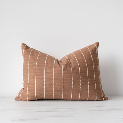 Hazelnut Woven Pillow Cover