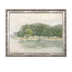 "Riverside Forest Petite Scape" Framed Art Print - Rug & Weave