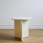 Gus* Modern Odeon End Table - Pearl - Rug & Weave 