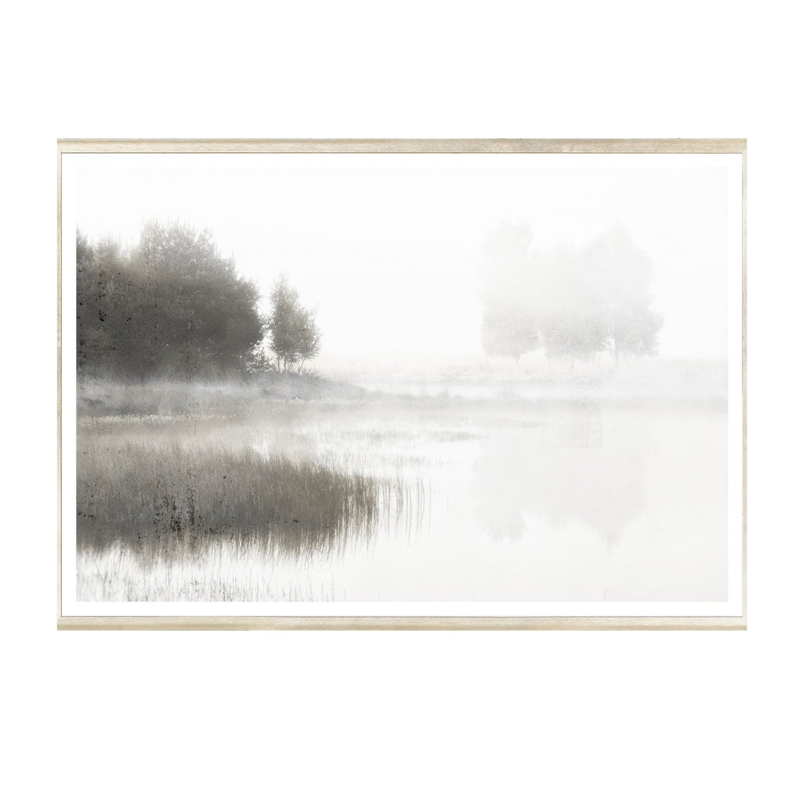 "Taupe Mist" Framed Art Print